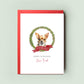 Chihuahua Personalised Dog Christmas Card