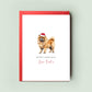 Chow Chow Personalised Dog Christmas Card, For the Dog, From the Dog, Pet Christmas Card, Dog Card, Dog Dad, Dog Mum, Merry Woofmas