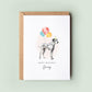 Dalmatian Dog Birthday Card From Or For Your Pet Dog