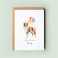 English Shepherd Birthday Card from the Dog, Birthday Card for Dog Dad, Birthday Card for Dog Mum, Pet Card, From the Dog