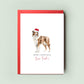 English Shepherd Personalised Dog Christmas Card, For the Dog, From the Dog, Pet Christmas Card, Dog Card, Dog Dad, Dog Mum, Merry Woofmas