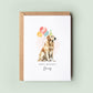 Golden Retriever Birthday Card from the Dog, Birthday Card for Dog Dad, Birthday Card for Dog Mum, Pet Card, From the Dog