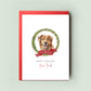 Hovawart Dog Christmas Card - From the Dog to Dog Dad & Mum, Unique Festive Pet Card, Show Your Love this Season