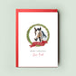 Horse Christmas Card - Cards From the Horse for Horse Mum Horse Dad - Featuring Draft, White, Black, Palomino, Appaloosa, Bay Sorrel