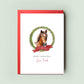 Horse Christmas Card - Cards From the Horse for Horse Mum Horse Dad - Featuring Draft, White, Black, Palomino, Appaloosa, Bay Sorrel