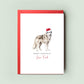 Husky Christmas Card from the Dog, Christmas Card for Dog Dad, Christmas Card for Dog Mum, Pet Card, From Dog, Siberian & Alaskan Huskies