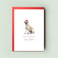 Anatolian Shepherd Personalised Dog Christmas Card, For the Dog, From the Dog, Pet Christmas Card, Dog Card, Dog Dad, Dog Mum, Merry Woofmas