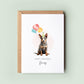 Australian Cattle Dog Pet Dog Birthday Card for Dog Dad, Dog Mum