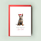 Australian Cattle Dog Christmas Card – Personalised Pet Card from the Dog, Ideal Christmas Card for Dog Dad, Dog Mum – Pet Festive Greeting