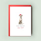 Italian Greyhound Personalised Dog Christmas Card, For the Dog, From the Dog, Pet Christmas Card, Dog Card, Dog Dad, Dog Mum, Merry Woofmas