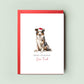 Australian Shepherd Christmas Card - Special Pet Card From the Dog, Perfect Christmas Card for Dog Dad, Dog Mum - Unique Festive Greetings