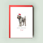 Barbet Dog Personalised Dog Christmas Card, For the Dog, From the Dog, Pet Christmas Card, Dog Card, Dog Dad, Dog Mum, Merry Woofmas