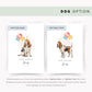 Basset Hound Pet Dog Birthday Card for Dog Dad, Dog Mum