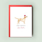 Labrador Retriever Dog Christmas Card, From the Dog, Greeting for Dog Mum & Dog Dad, Christmas Card to Celebrate the Season, Furry Friend