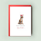 Miniature Pinscher Personalised Dog Christmas Card, For the Dog, From the Dog, Pet Christmas Card, Dog Card, Dog Dad, Dog Mum, Merry Woofmas