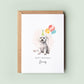 Bichon Frise Birthday Card from the Pet Dog for Dog Dad or Dog Mum