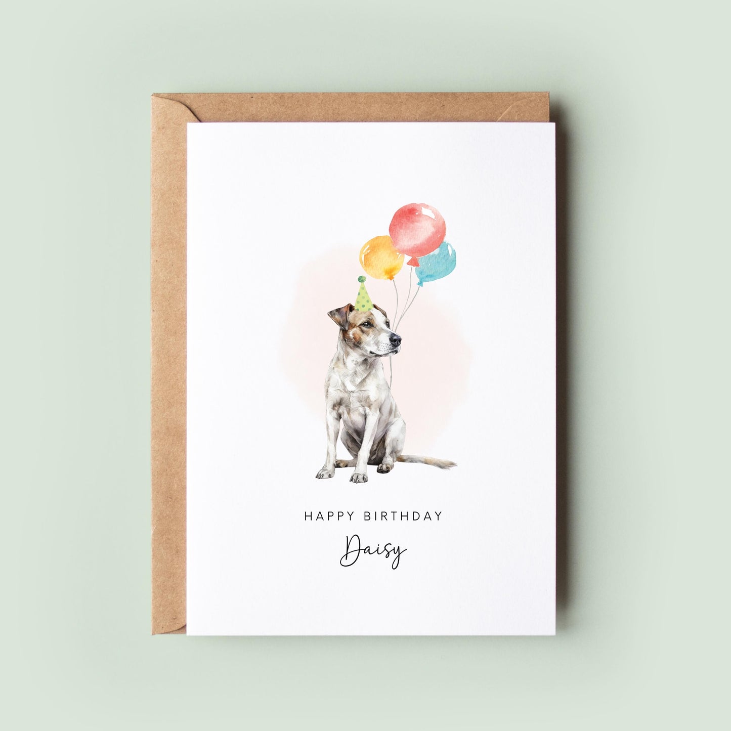 Boglen Terrier Birthday Card from the Dog, Birthday Card for Dog Dad, Birthday Card for Dog Mum, Pet Card, From the Dog