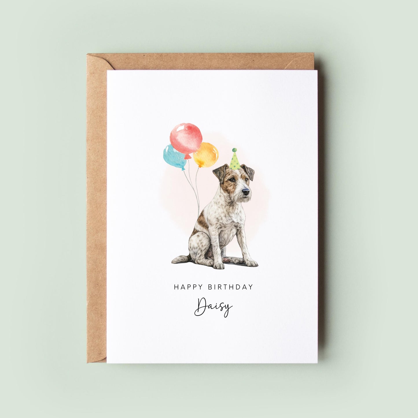 Boglen Terrier Birthday Card from the Dog, Birthday Card for Dog Dad, Birthday Card for Dog Mum, Pet Card, From the Dog