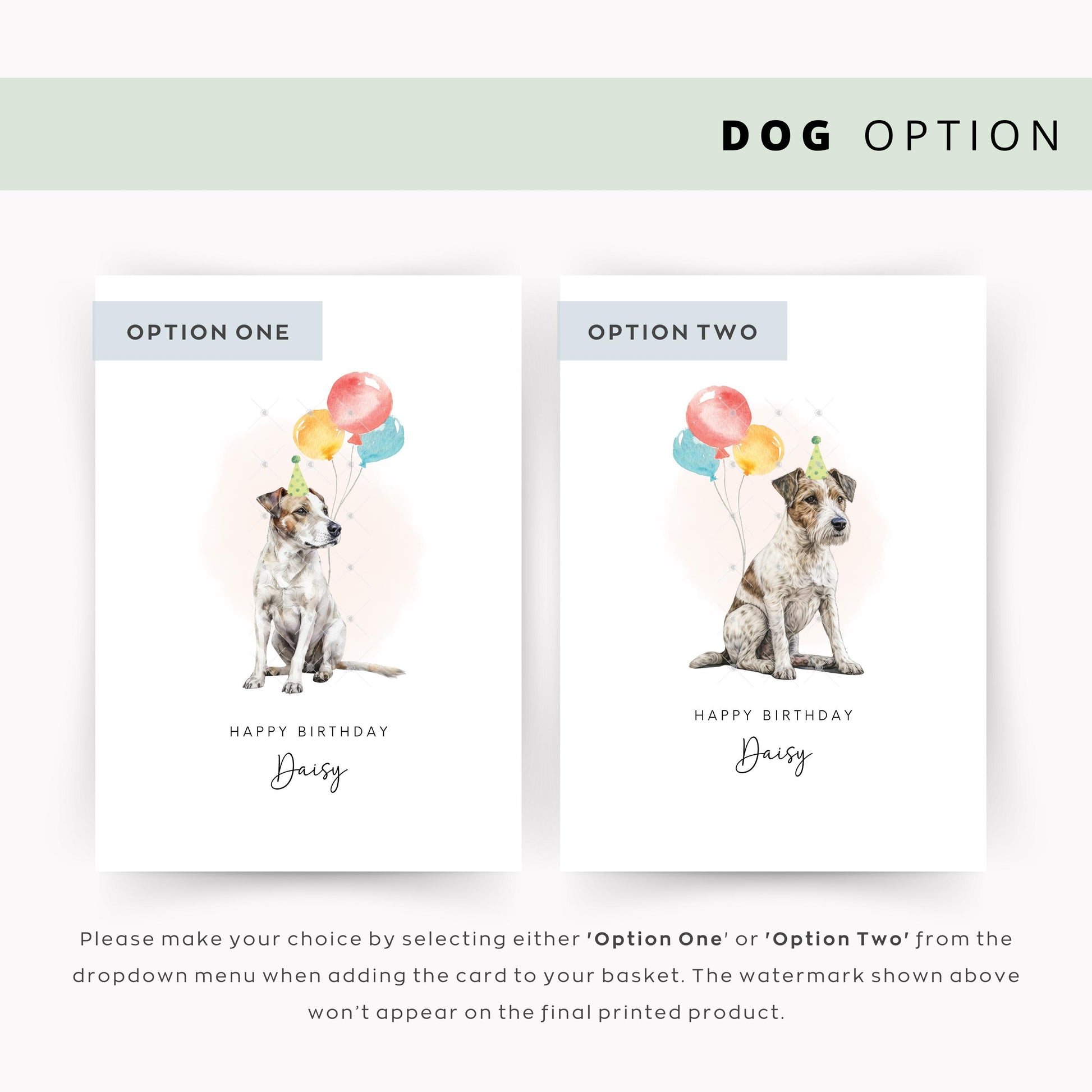 Boglen Terrier Birthday Card from the Dog, Birthday Card for Dog Dad, Birthday Card for Dog Mum, Pet Card, From the Dog