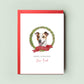 Boglen Terrier Christmas Card Collection - From the Dog to Dog Mum & Dad - Unique Pet Card, Ideal for Dog Lovers - Share The Festive Love!