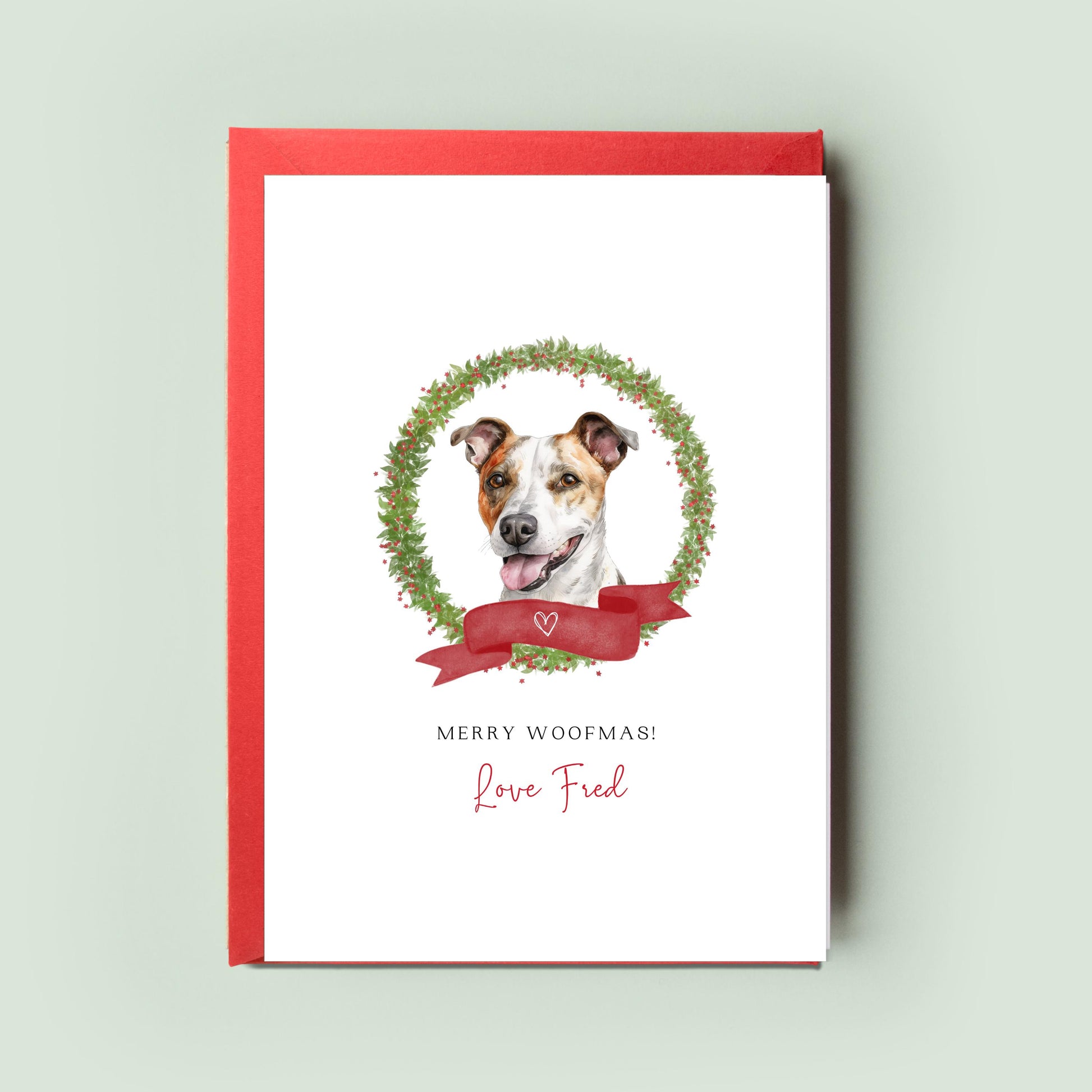 Boglen Terrier Christmas Card Collection - From the Dog to Dog Mum & Dad - Unique Pet Card, Ideal for Dog Lovers - Share The Festive Love!