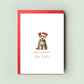 Morkie Dog Personalised Dog Christmas Card, For the Dog, From the Dog, Pet Christmas Card, Dog Card, Dog Dad, Dog Mum, Merry Woofmas