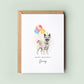 Norwegian Elkhound Birthday Card from the Dog, Birthday Card for Dog Dad, Birthday Card for Dog Mum, Pet Card, From the Dog