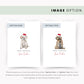 Peekapoo Dog Personalised Dog Christmas Card, For the Dog, From the Dog, Pet Christmas Card, Dog Card, Dog Dad, Dog Mum, Merry Woofmas Card