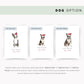 Boston Terrier Christmas Card - From the Dog with Love - Special Christmas Card for Dog Mum & Dad - Festive Pet Card, Perfect Holiday Season