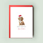 Cavapoo Christmas Card from the Dog - Perfect for Dog Dad & Mum, Unique Pet Card, Love From the Dog Greeting, Merry Christmas Card, Family