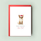 Chihuahua Christmas Card from the Dog