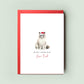 Ragdoll Cat Christmas Card from the Cat, Christmas Card for Cat Dad, Christmas Card for Cat Mum, Pet Card, From the Cat, To the Cat Card