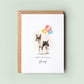 Rat Terrier, Birthday Card from the Dog, Birthday Card for Dog Dad, Birthday Card for Dog Mum, Pet Card, From the Dog