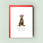 Doberman Christmas Card, Heartfelt Message from the Dog, Perfect for Dog Dad & Mum, Expressive Pet Card, Love and Joy From Your Loyal Friend