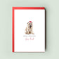 Shar Pei Personalised Dog Christmas Card, For the Dog, From the Dog, Pet Christmas Card, Dog Card, Dog Dad, Dog Mum, Merry Woofmas