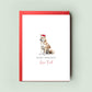 Shiba Inu Personalised Dog Christmas Card, For the Dog, From the Dog, Pet Christmas Card, Dog Card, Dog Dad, Dog Mum, Merry Woofmas