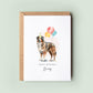 English Shepherd Birthday Card from the Dog, Birthday Card for Dog Dad, Birthday Card for Dog Mum, Pet Card, From the Dog