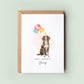 Springer Spaniel Pet Birthday Greeting Card From/For The Dog