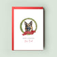 German Shepherd Personalised Dog Christmas Card, For the Dog, From the Dog, Pet Christmas Card, Dog Card, Dog Dad, Dog Mum, Merry Woofmas