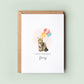 Tabby, Birthday Card from the Cat, Birthday Card for Cat Dad, Birthday Card for Cat Mum, Pet Card, From the Cat