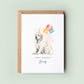 Great Pyrenees Dog Birthday Card from the Dog, Birthday Card for Dog Dad, Birthday Card for Dog Mum, Pet Card, Card From the Dog