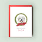 Great Pyrenees Christmas Card from the Dog, Christmas Card for Dog Dad, Christmas Card for Dog Mum, Pet Card, From the Dog, Festive Pet Card