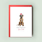 Great Dane Christmas Card, Heartwarming Greetings from the Dog, Dog Dad & Mum, Special Pet Card, Celebrate the Season with Your Gentle Giant