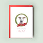 Whippet Dog Christmas Card from the Dog, Christmas Card for Dog Dad, Christmas Card for Dog Mum, Pet Card, From the Dog, To the Dog