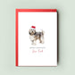 Havanese Dog Christmas Card - From the Dog to Dog Dad & Mum, Unique Festive Pet Card, Show Your Love this Season