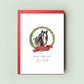 Horse Christmas Card - Cards From the Horse for Horse Mum Horse Dad - Featuring Draft, White, Black, Palomino, Appaloosa, Bay Sorrel