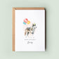 Siberian Husky Pet Birthday Greeting Card From/For The Dog