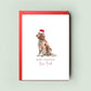 Irish Setter Personalised Dog Christmas Card, For the Dog, From the Dog, Pet Christmas Card, Dog Card, Dog Dad, Dog Mum, Merry Woofmas