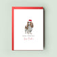 King Charles Cavalier Christmas Card, Heartfelt Greetings from the Dog, Perfect for Dog Dad & Mum, From Your Loyal Companion, Pet Christmas