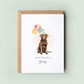 Labrador Birthday Card from the Dog, Birthday Card for Dog Dad, Birthday Card for Dog Mum, Pet Card, From the Dog, Black Labrador